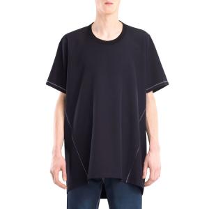 Quality Eco - Friendly Mens Loose Fit T Shirts , Black T Shirt Mens OEM / ODM Available wholesale