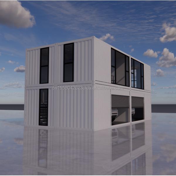 Customizable Flat Package Prefabricated House with Modern Design Style and Aluminum Alloy Windows