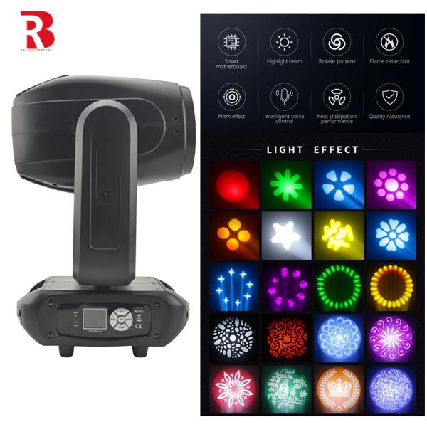 14 Fixed Patterns 295W Bulb Mini DMX LED Moving Head Spot Light