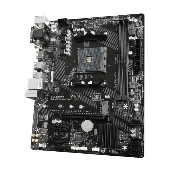 Customized GA AMD GA-A320M-S2H 32GB DDR4 AM4 Socket Micro ATX Gaming Motherboard