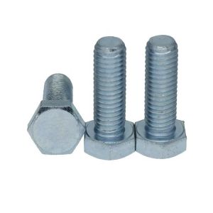 Buy cheap DIN 933 Hexagon Head Bolts Carbon Steel Class 4.8 Blue Zinc Full Threaded Hex from wholesalers