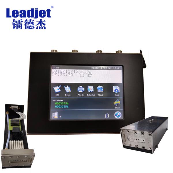 Cheap Drop On Demand DOD Inkjet Printer 7 Dots Large Character Inkjet Coding Machines for sale