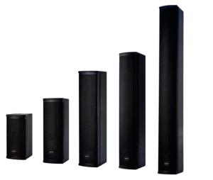 Quality Full Frequency Linear POE Column Speaker Built In DSP Processing wholesale