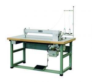Quality 1000rpm Single Needle Sewing Machine , 35mm Thickness Long Arm Sewing Machine wholesale