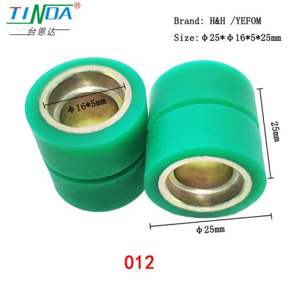 Noise Reduction Rubber Feed Rollers with High Temperature Resistance up to 350 Celsius and High Durability