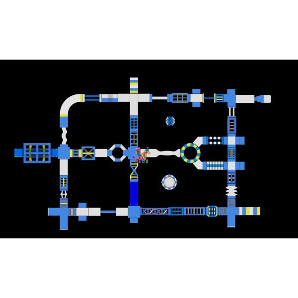 65x38 Meter Inflatable Floating Water Park Games Inflatable Fun Aqua Park Equipment