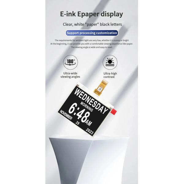 E Ink Display Electronic Paper4.2 Inch Static 400x300 For Conference Name Card
