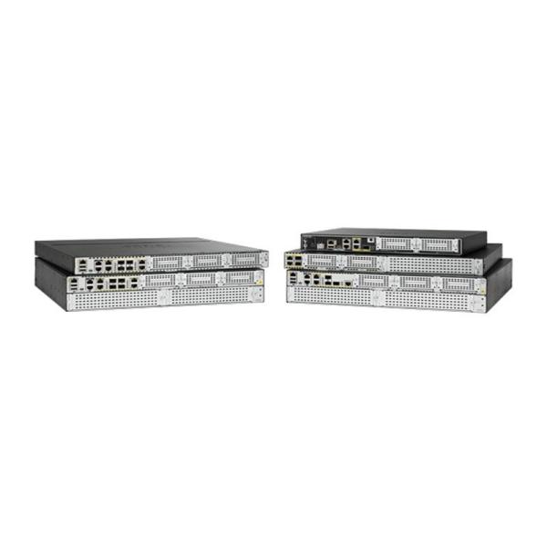 Cheap ISR4461 K9 Cisco Router ISR 4461 with 4 onboard GE 3 NIM ISC slot 3 SM slots  8 GB Flash Memory default for sale