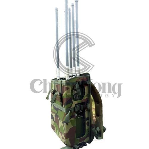 Cheap 100m Range 5 GHZ Jammer Manpack 3G 4GLTE Jammer Output Power 70W for sale