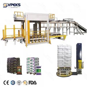 Quality 1000 Bags Per Hour High Level Case Packer Palletiser 1200BHP High Speed Palletizing wholesale