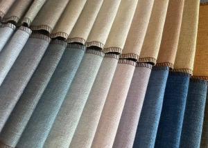 China 300gsm Upholstery Linen Knitted Silk Textile Material Shrink Resistant on sale