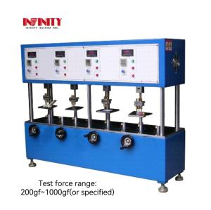 China High Precision Keyboard Key Testing Four Stations Mechanical Button Testing Machine on sale