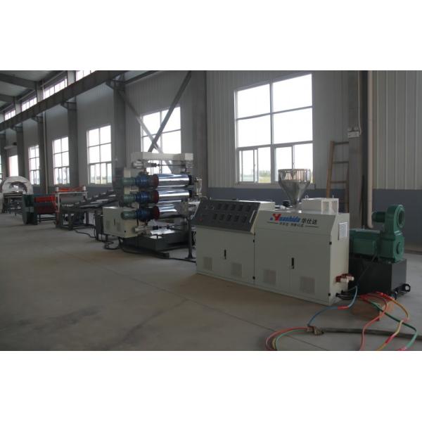Three Calender Plastic Sheet Board Extrusion Line PLC Control