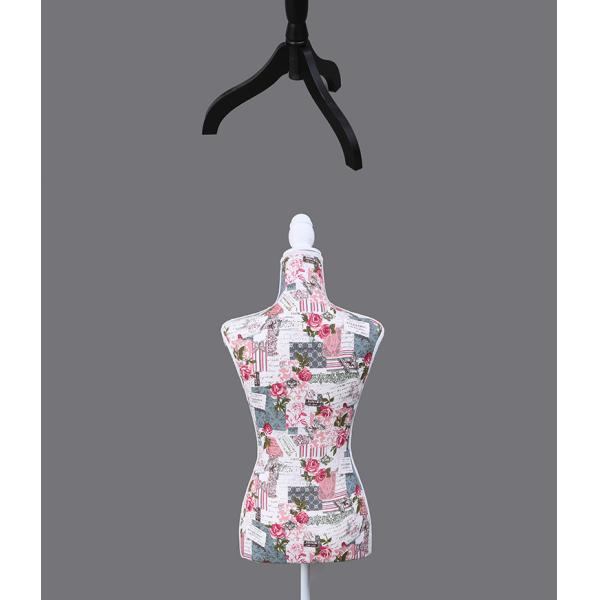 Factory direct sales foam cloth female model clothing display props bust printed linen cloth pin-inserable cloth