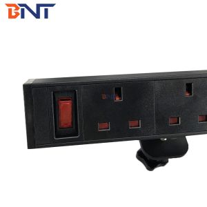British 4 power office desk clamp power socket strip