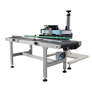 Quality Semi-automatic Label Applicator with Built-in Thermal Printer and QR Code Printing wholesale