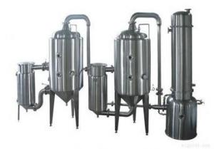 Quality Calcium Lactate Treatment Multiple Effect Falling Film Evaporator 10kg - 5000kg Capacity wholesale