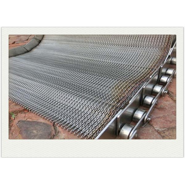 Balanced Weave Stainless Steel Wire Mesh Conveyor Belt Used For Food Transport