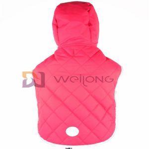 Buy cheap Taslan Quilting Patch Hoodie Reflective Dog Jacket Velcro Opening Pet Hoodie from wholesalers