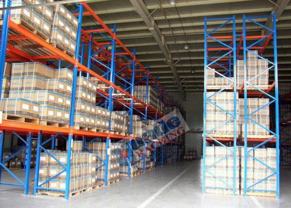 Cheap 2500 Kg Max Load Pallet Rack Shelving Powder Coating For Third Party Distribution Centers for sale
