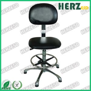 Quality Cleanroom Anti-static PU leather High-profile Backrest Chair With Footrest wholesale