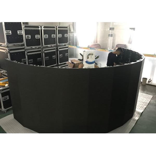 Adjustable Angle Curved Led Screen 3.91mm With 4k High Definition