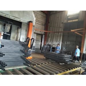 Powder Spraying Prefabricated Wrought Iron Gate Rails Fence Load-bearing