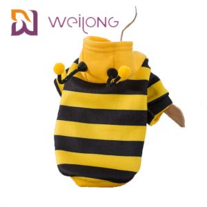 Buy cheap Apis Florea Pet Clothing Strip Bee Funny Costume Dog Hoodie Clothes from wholesalers
