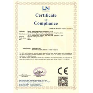 Henan Bosean Electronic Technology Co., Ltd. Certifications