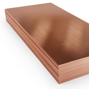 Quality Oiled Brushed 4x8 Copper Sheet Metal 20 Gauge C14500 anti corrosion wholesale
