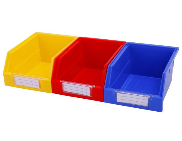 Cheap Eco-Friendly Plastic Storage Crates Industrial Stacking Customized Color PP Shelf Bin for sale