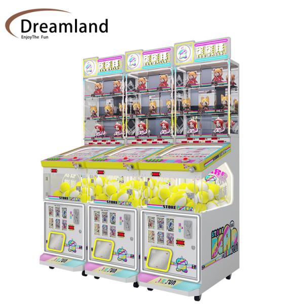 Coin Operated Egg Ball Arcade Vending Machine For Shopping Mall