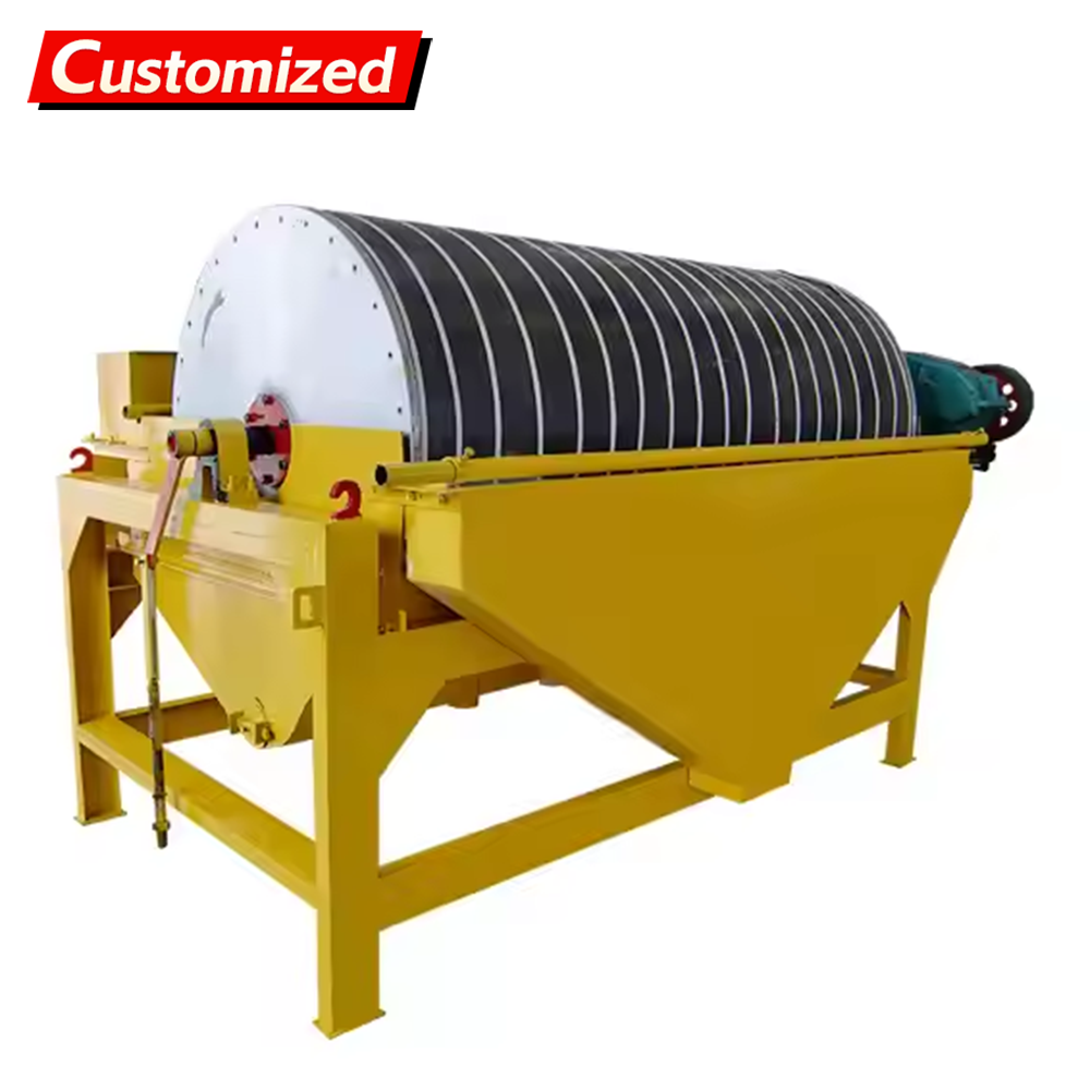 China OEM Small Wet Magnetic Separator Strong Water Beneficiation Magnetic Iron Remover Limonite Drum Wet Wet Magnetic Magnetic Separator mining, waste-to-energy plants on sale
