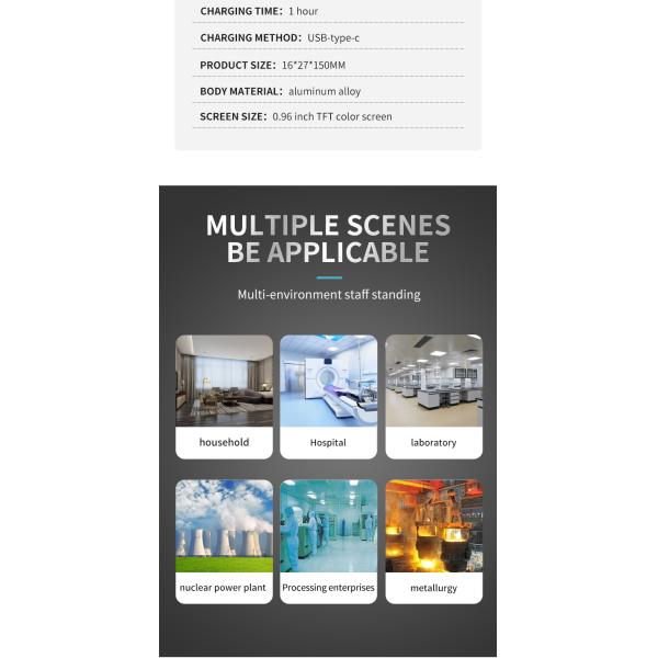 Digital LCD Geiger Counter Dosimeter for Portable Personal X Y Beta Ray Measuring