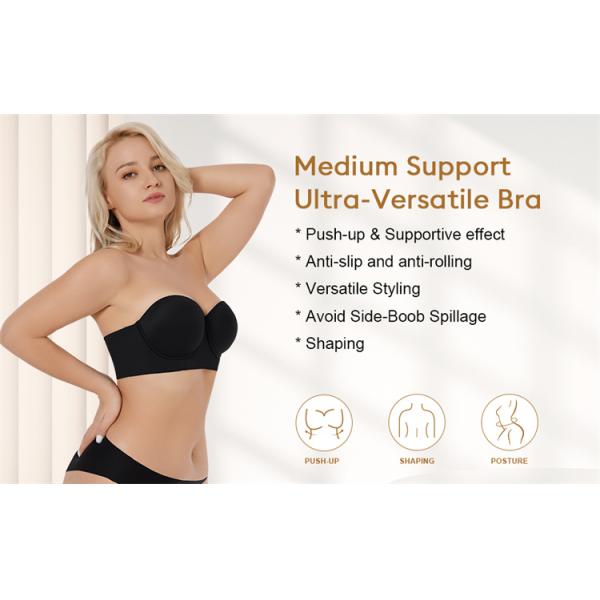 Customizable Options Women's Push Up Shapewear Bra by HEXIN with Breathable Design