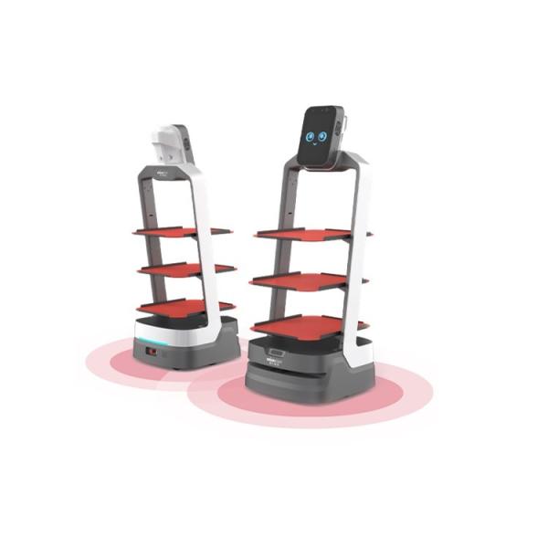 Cheap Food Delivery Robot Waiter With AI Artificial Intelligence Service Robot for sale