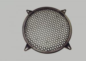 Quality Round Type Waffle Speaker Grill Mesh , Metal Grill Mesh Size Customized wholesale