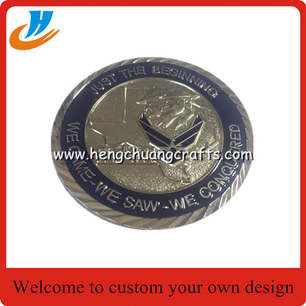 Custom wholesale coins, metal coins with different design and plated