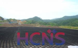China Anti Erosion Perforated Hdpe Slope Protection Geocell Fabric 1.5mm on sale