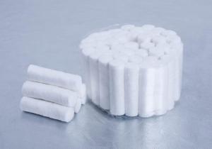 China Disposable Dental Cotton Roll , Surgical Sterile Absorbent Cotton Roll on sale