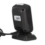 Black 2D USB Barcode Scanner With Adjustable QR Code Scanning Platform