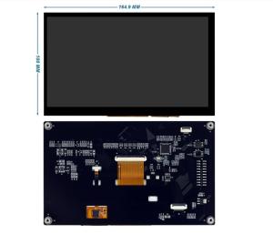 Quality 7 inch tft lcd display with PCBA and touch panel ,1024X600 resolution,4-WIRE SPI interface ,free view angle wholesale
