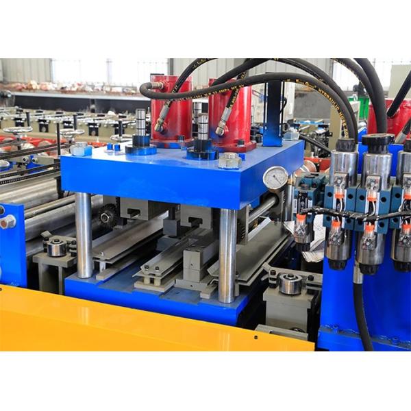 CZ Steel Frame Profile Section Celling Purlin Roll Forming Machine with Hydraulic Punch