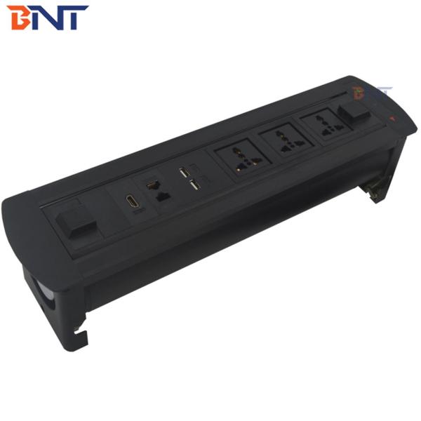 Popular motorized revolve desk power outlet for office desk