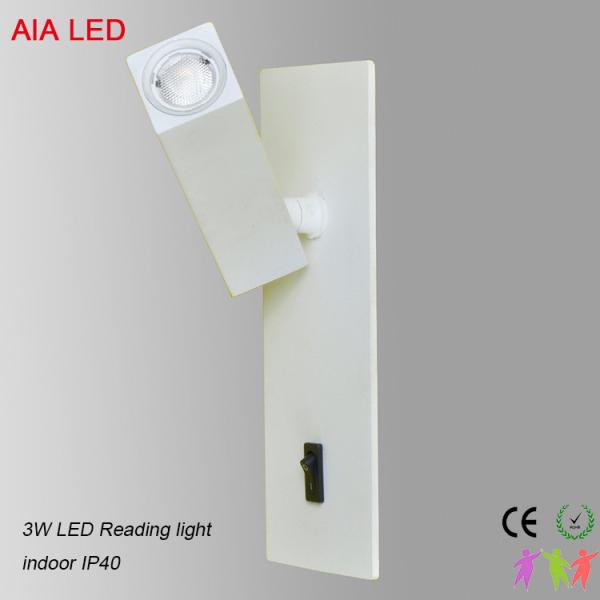 White touch switch dimming modern bedside wall lamp/led reading light headboard wall light for bedroom