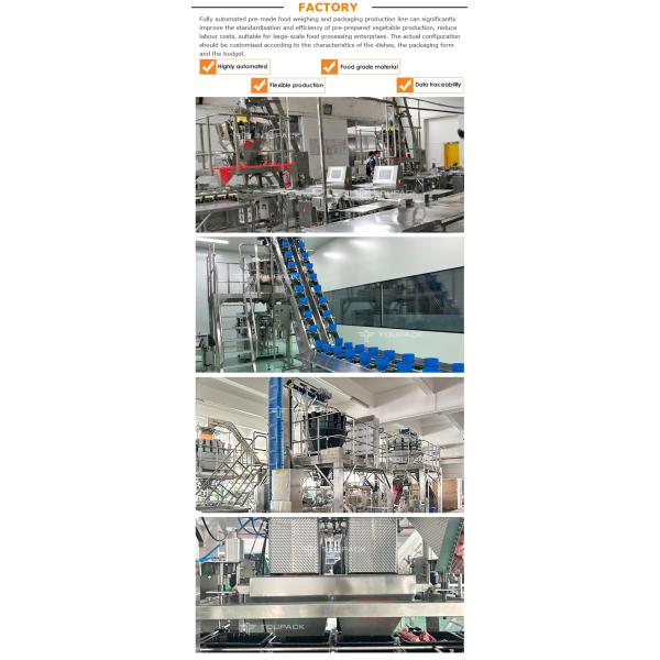 Automatic Instant Foodstuff Multihead Weigher Packing Machine Premade Bag Food Packaging Machines