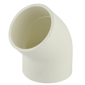 Quality Round Head Code 45 Degree Socket Elbow for Water Supply Sch40 Plastic PVC Pipe Fitting wholesale