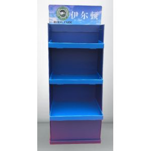 Buy cheap 350g CCNB Food Cardboard POS Displays Stands Varnishing from wholesalers