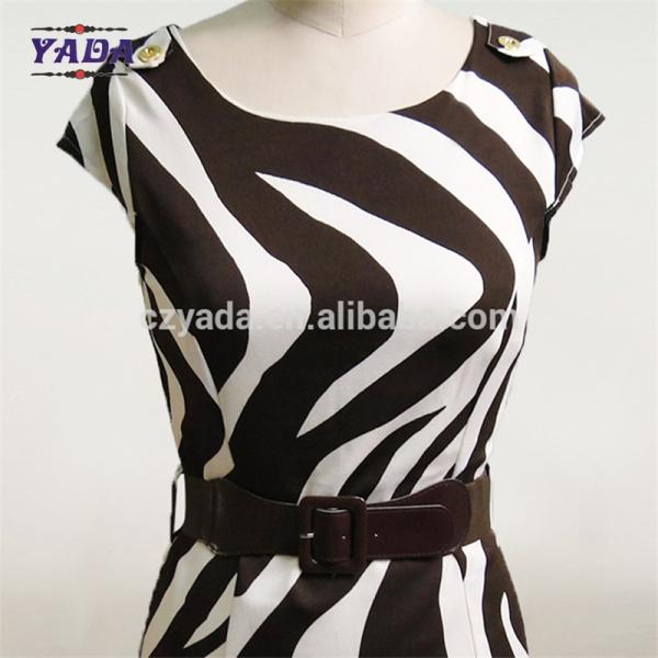 Long print elegant spring summer woman evening lady women long dress for sleeveless design