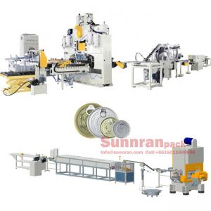 China Sunnran Brand Easy Open End Machine 1000×1100mm Sheet Size on sale